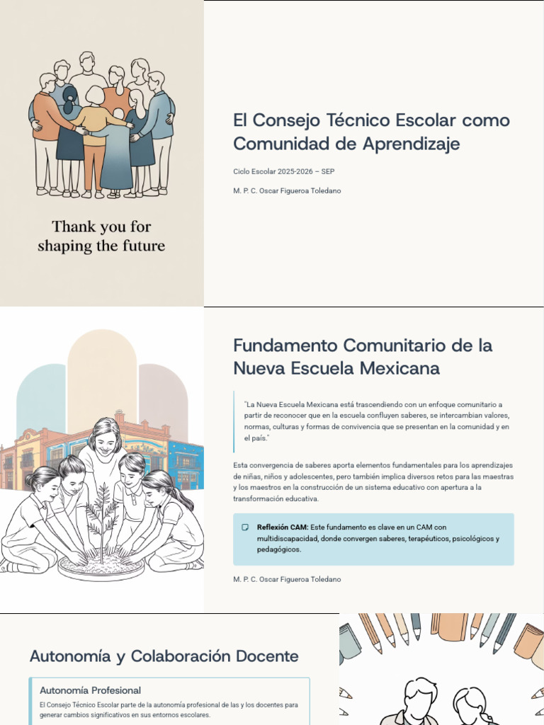 Consejo Técnico Escolar y Aprendizaje Comunitario | PDF | Enseñando ...