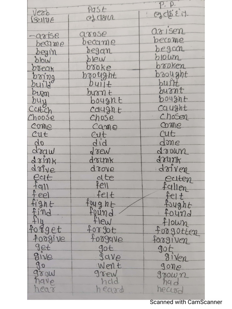 Verb Forms | PDF