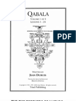 Jean Dubuis - Qabala, The Philosophers of Nature Vol I