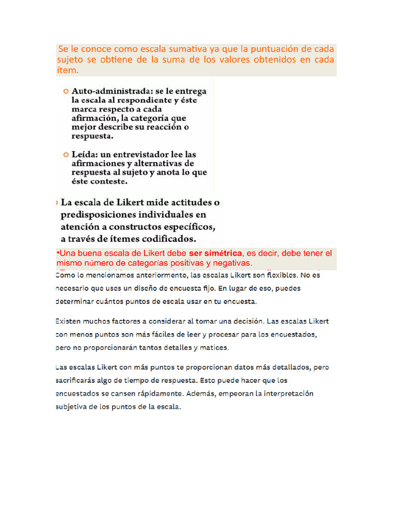 Escala de Liker | PDF