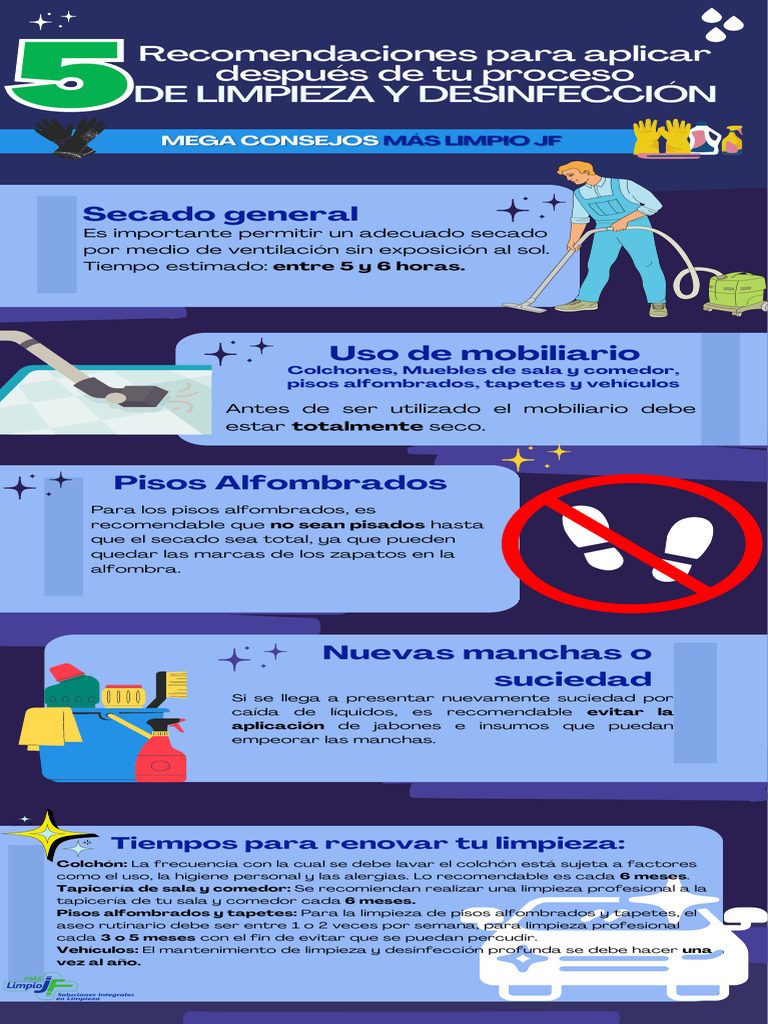 Consejos de Limpieza y Desinfección Efectivos | PDF