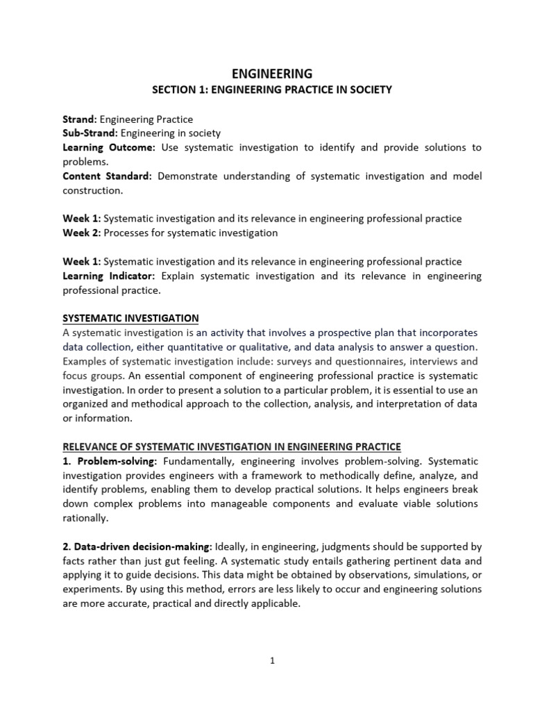 Systematic Investigation in Engineering | PDF | Risk | Risk Assessment