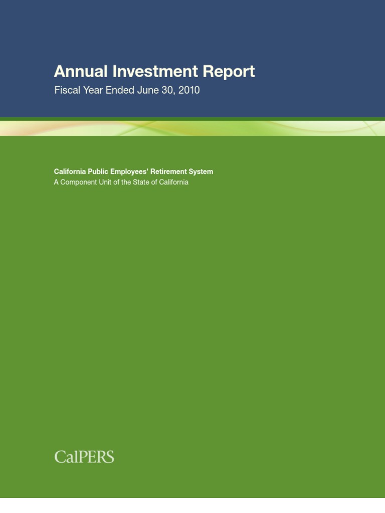 Annual Investment Report 10 Debt Asset Backed Security