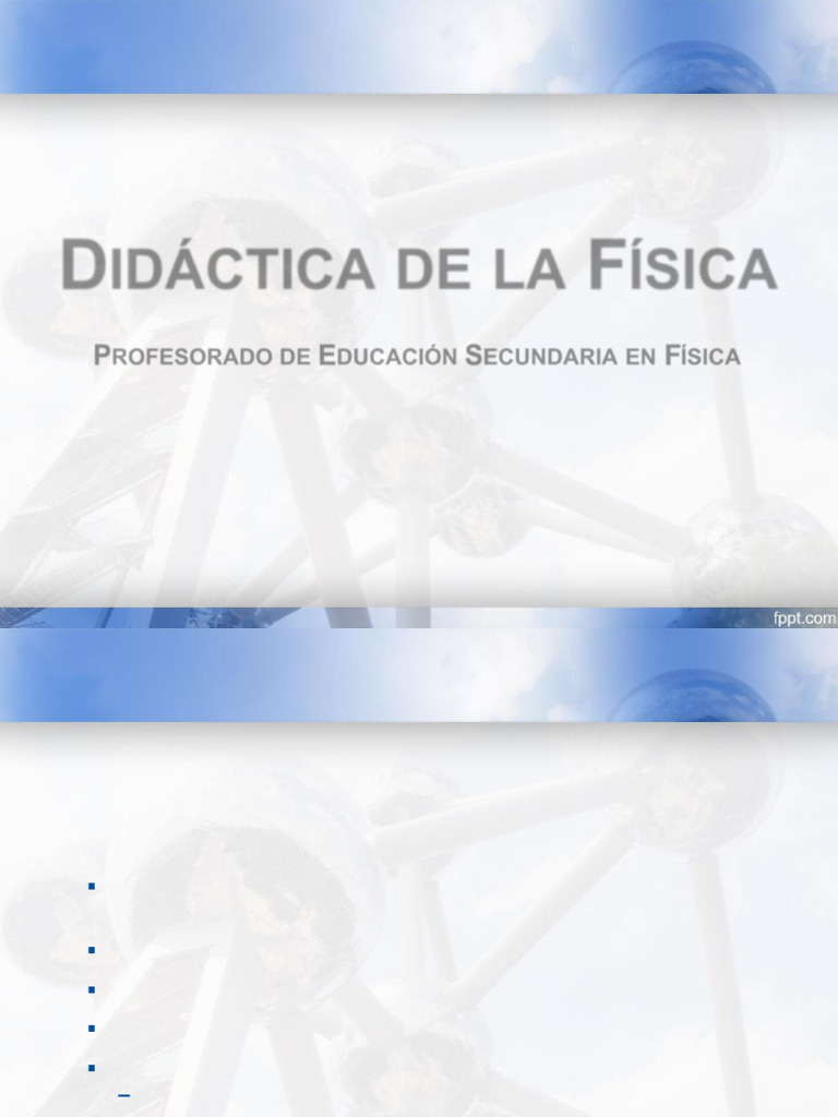 Didáctica de la Física en Secundaria | PDF | Enseñando | Plan de estudios