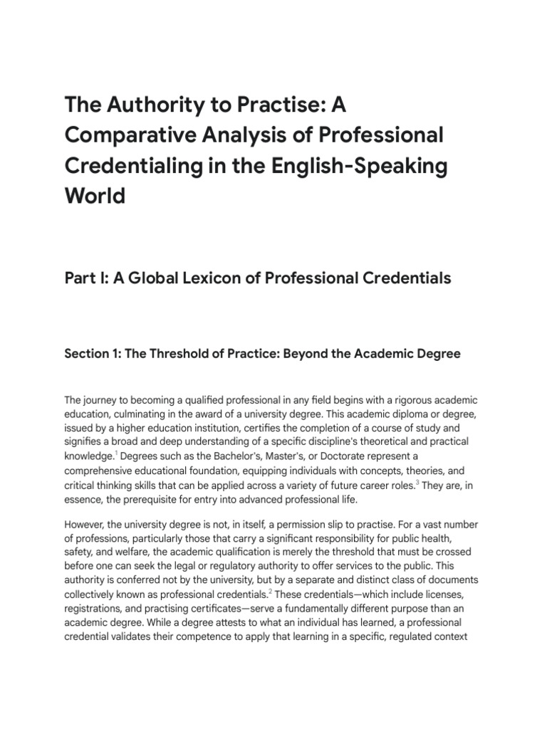 Professional Credentialing Explained | PDF | Academic Degree ...
