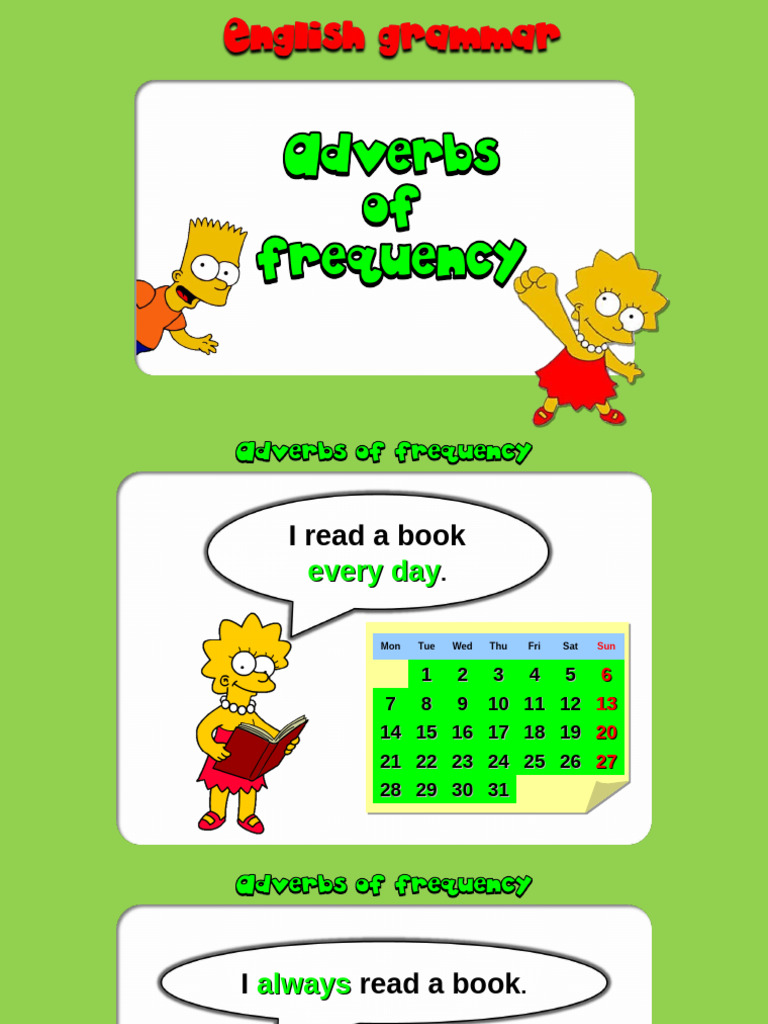 Adverbs of Frequency PPT Flashcards Fun Activities Games 42028 | PDF ...