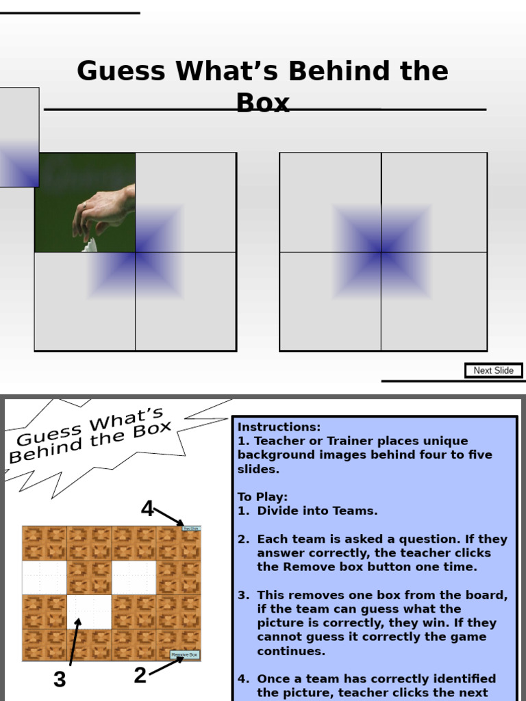 Interactive Team Game Instructions | PDF