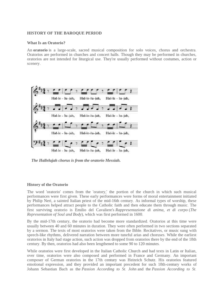 Handel's Messiah and the Oratorio Form | PDF | Harpsichord | Johann ...