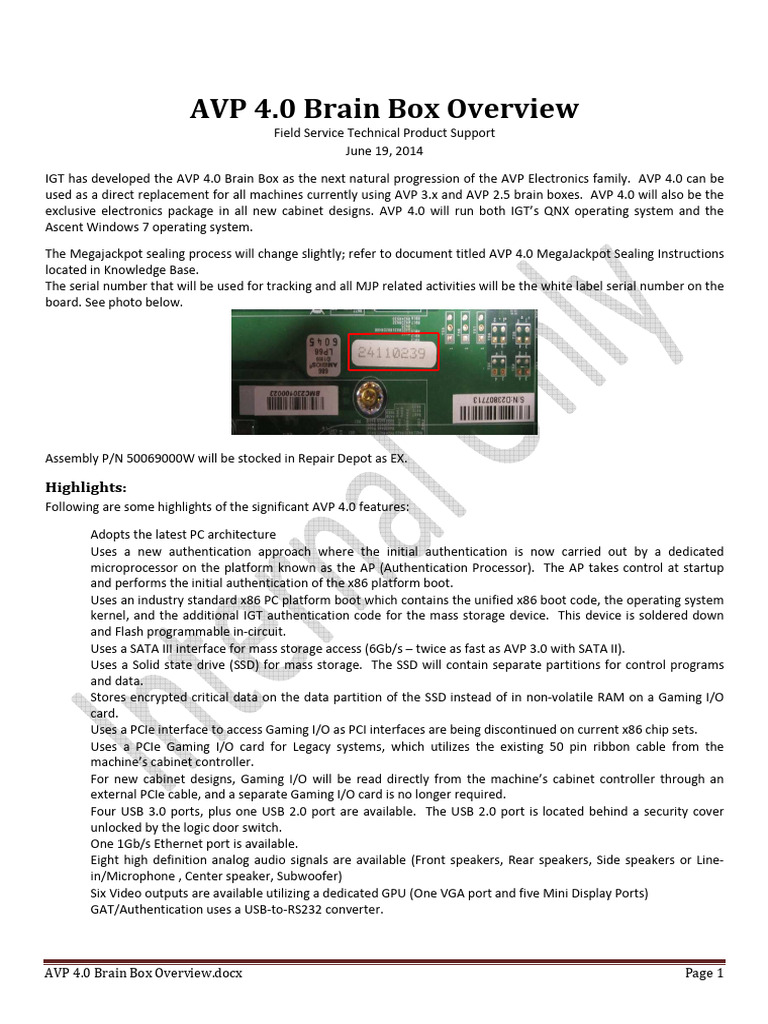 AVP 4.0 Overview 50069000 | PDF | Booting | Read Only Memory