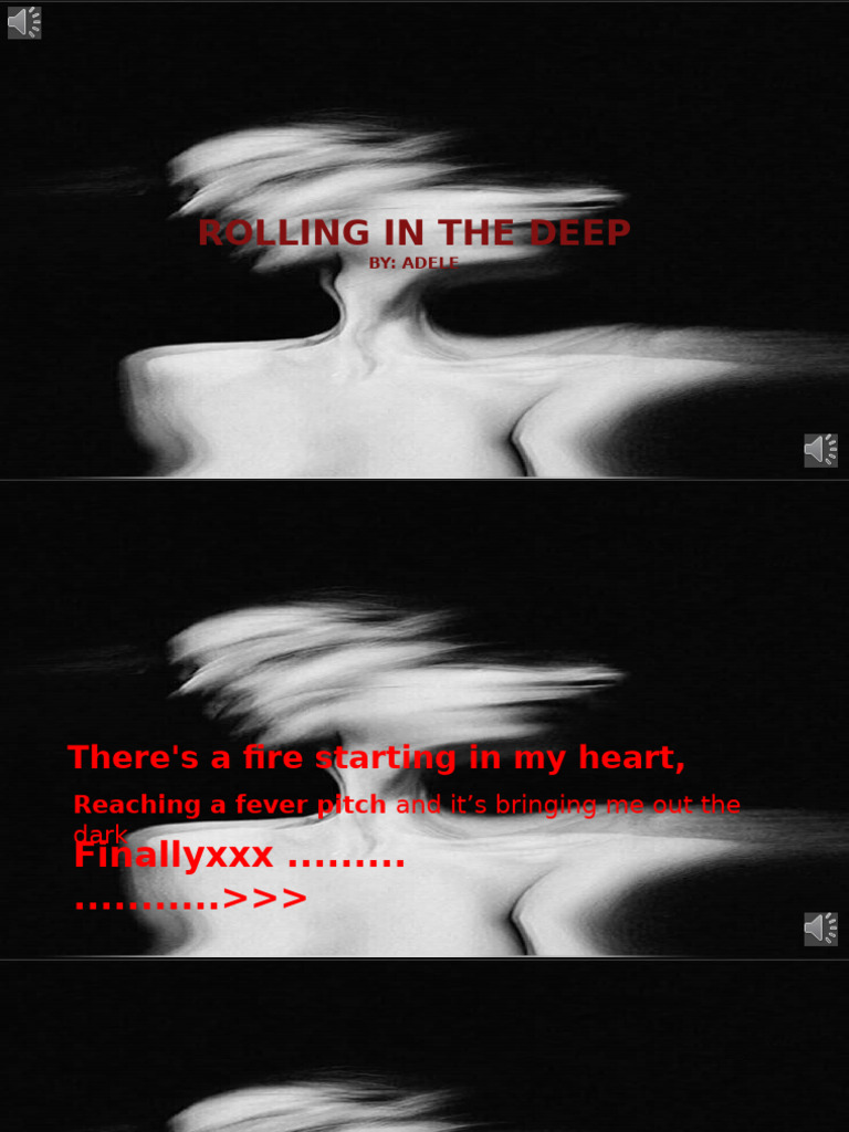 Rolling in The Deep ADELE | PDF