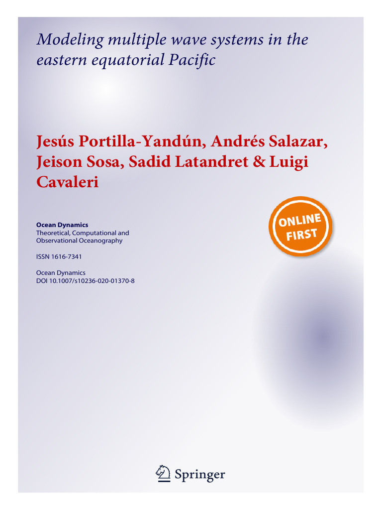 Wave Modeling in Eastern Pacific Ocean | PDF | Wound | Coast