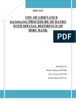 A Study of Grievance Handling Procedure of Banks With Special Reference of Syndicate Bank