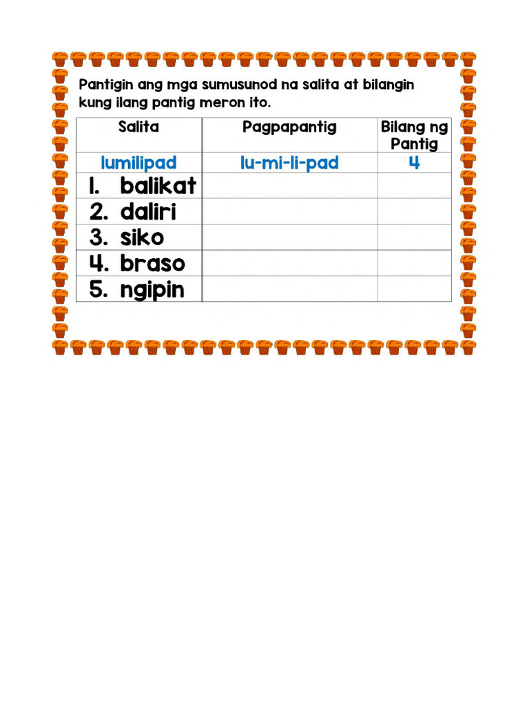Worksheet 450378 | PDF