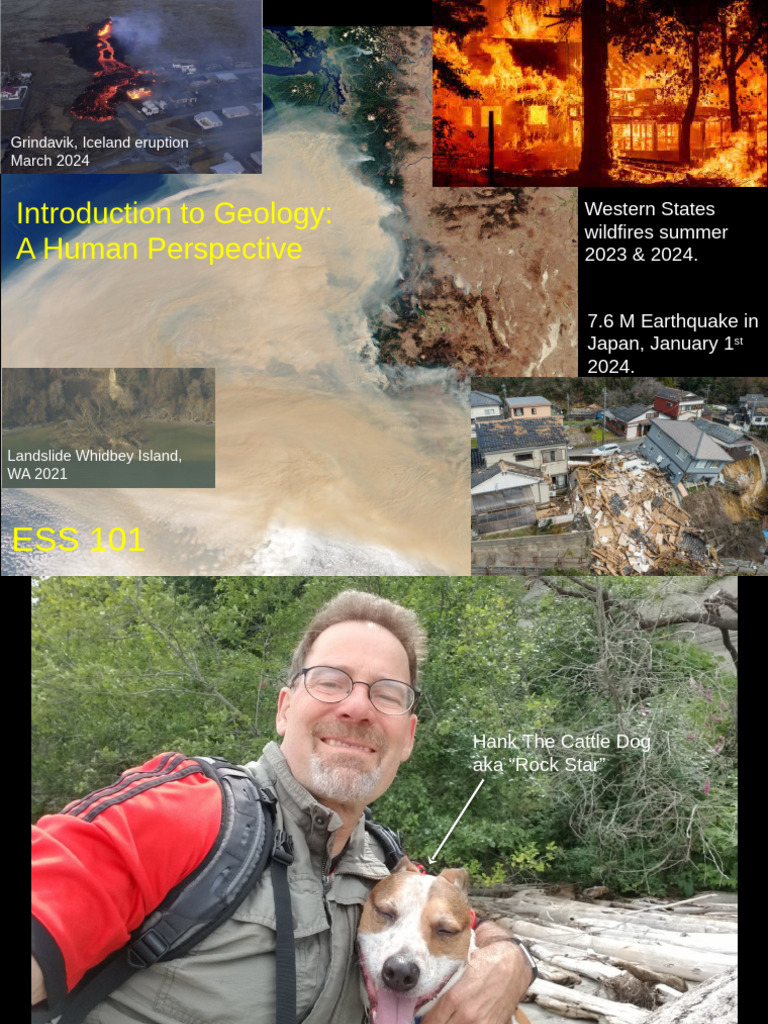 Geology Course Overview and Hazards | PDF | Volcano | Geology