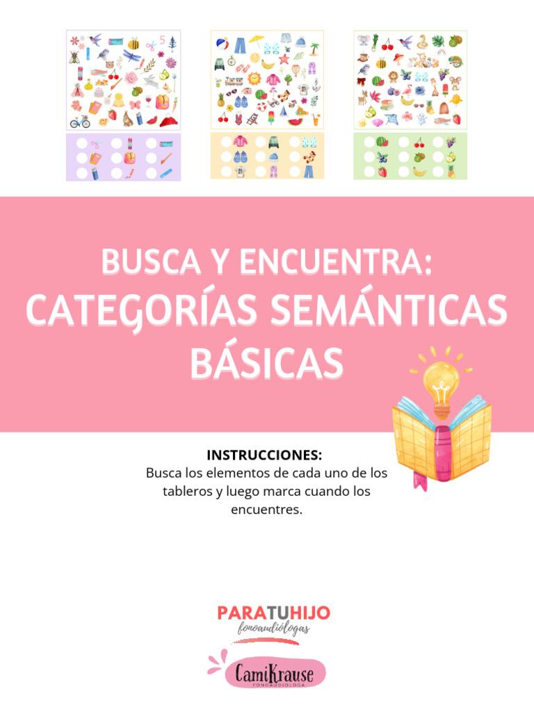 Material Busca y Encuentra | PDF