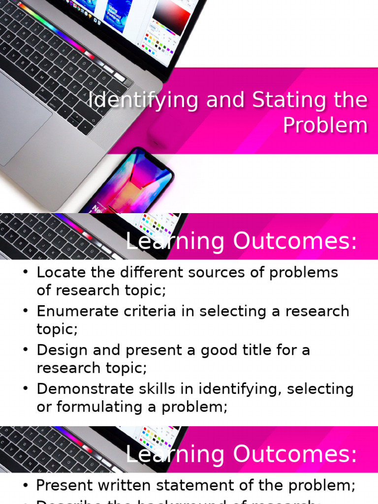 2. Identifying and Stating the Problem | PDF | Scope (Computer Science ...