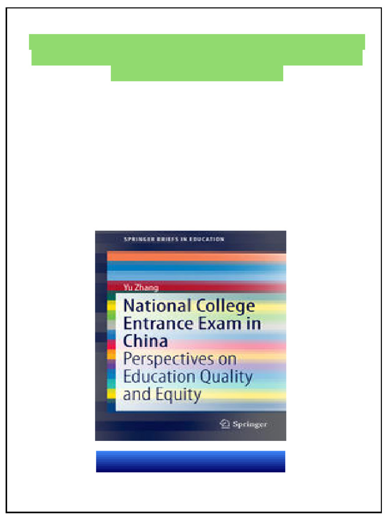 National College Entrance Exam in China Perspectives On Education ...