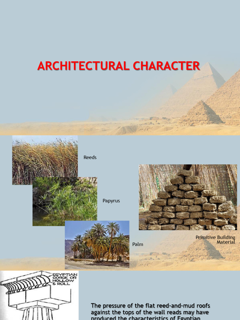 Egyptian Architectural Features Explained | PDF