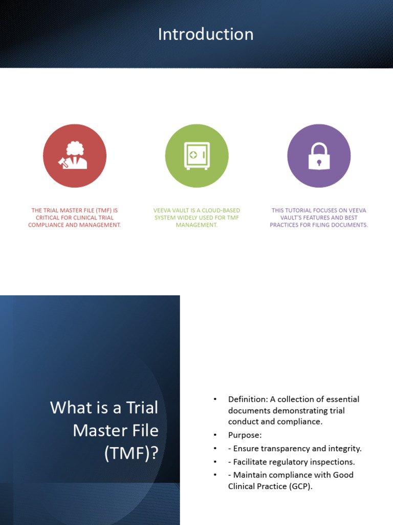 Veeva Vault TMF Management Guide | PDF | Regulatory Compliance ...