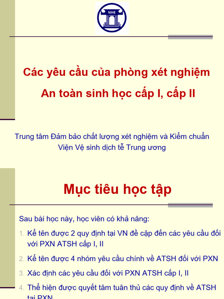 Bai 4 - Yeu Cau Doi Voi PXN ATSH Cap I Cap II - 28.8.2025 | PDF