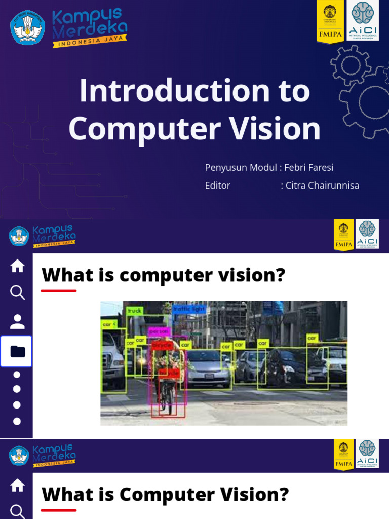 Pdf Introduction To Computer Vision Pdf Computer Vision Computing