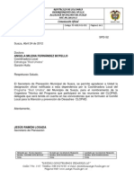 Formato Oficial de Comunicacion Acta de Entrega y Recibo