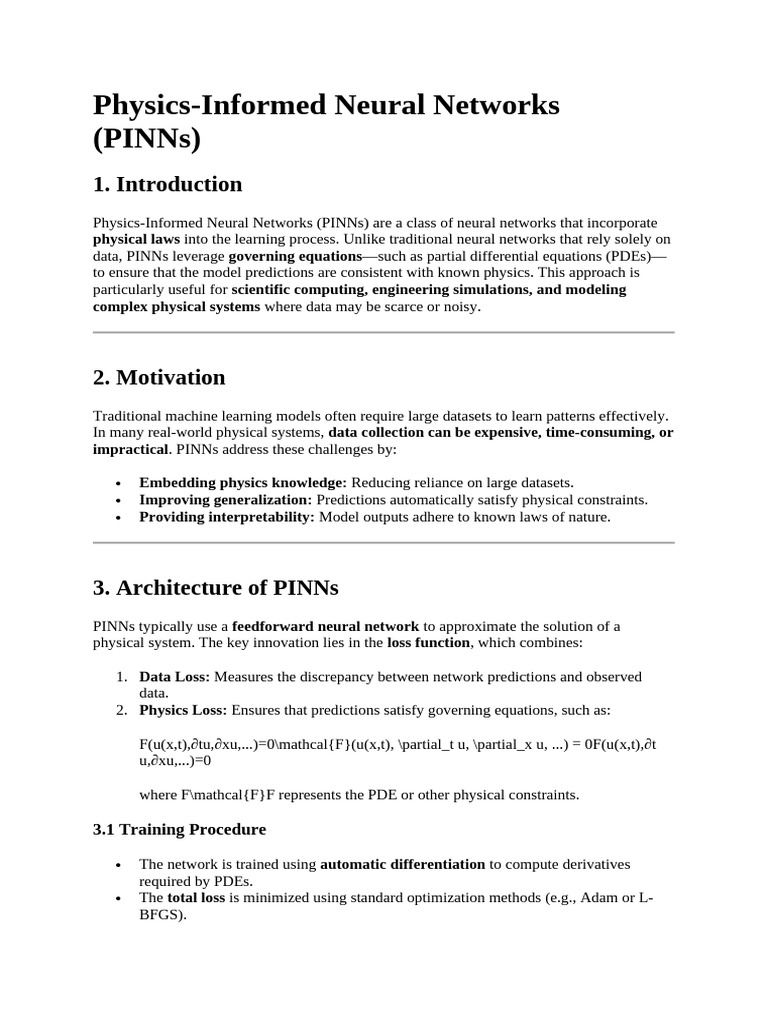 Physics-Informed Neural Networks Overview | PDF | Applied Mathematics
