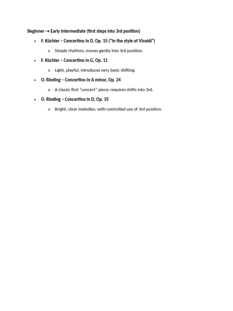 Violin 3 | PDF