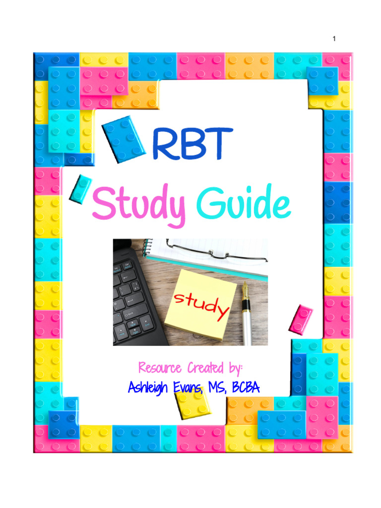 RBT Certification Study Guide Overview | PDF | Reinforcement | Learning