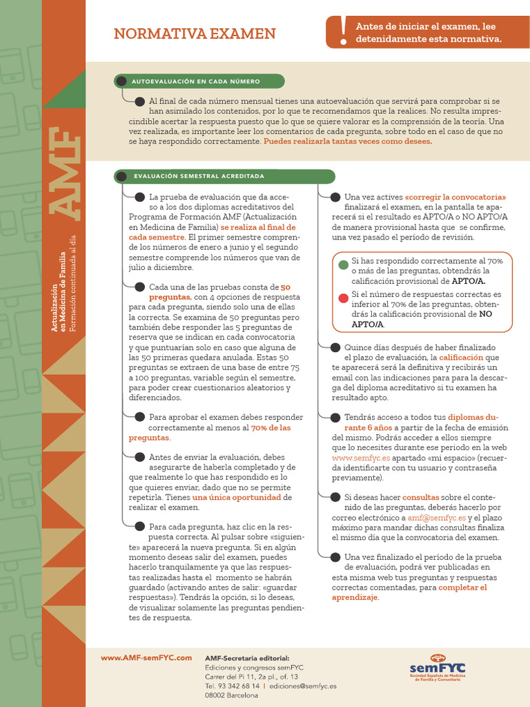 Normativa AMF | PDF