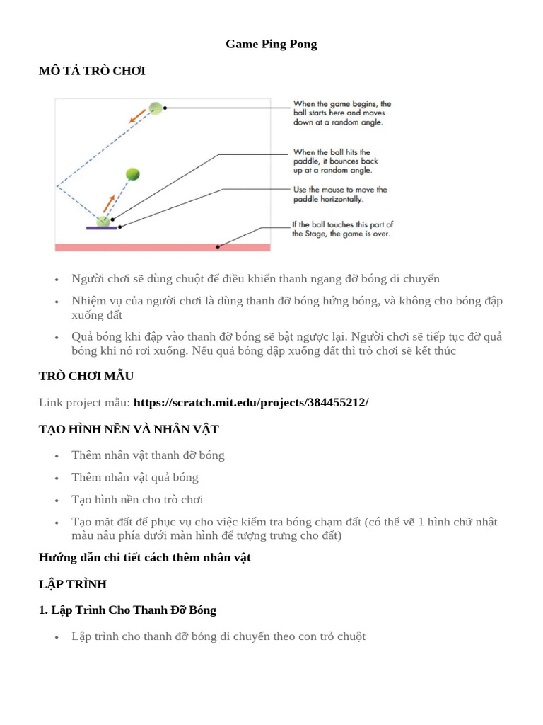 Game Ping Pong | PDF