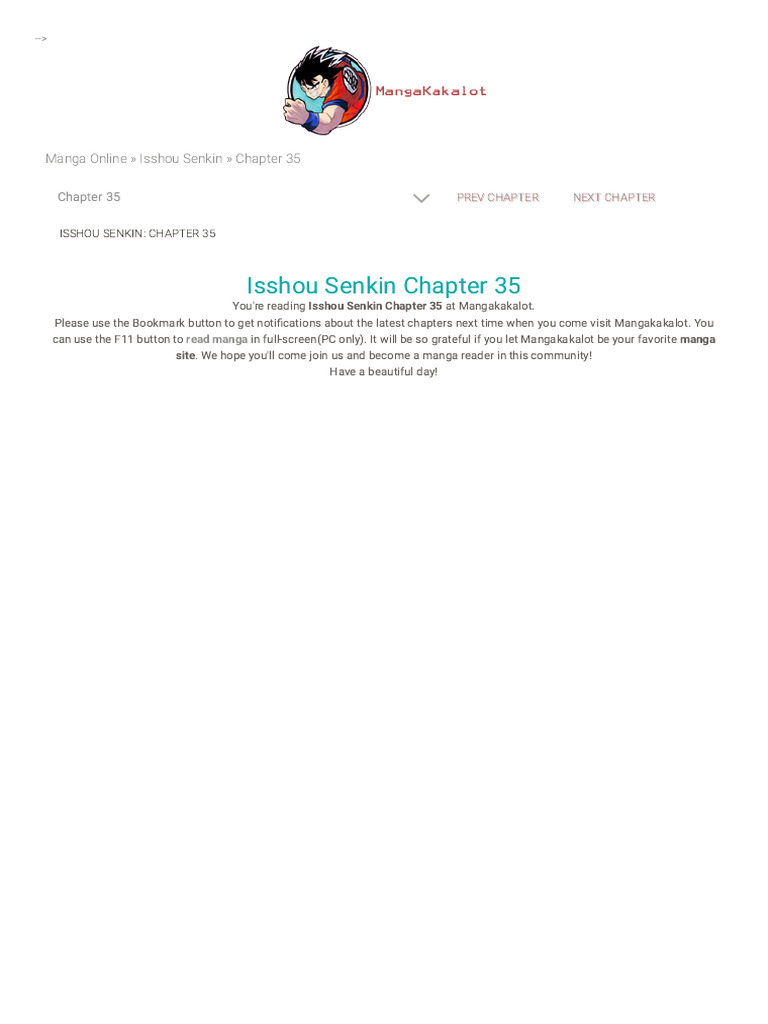 Read Isshou Senkin Chapter 35 On Mangakakalot PDF Manga