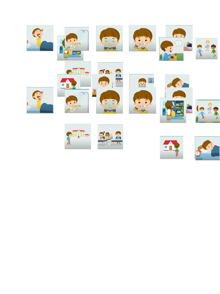 Gambar Daily Routines | PDF