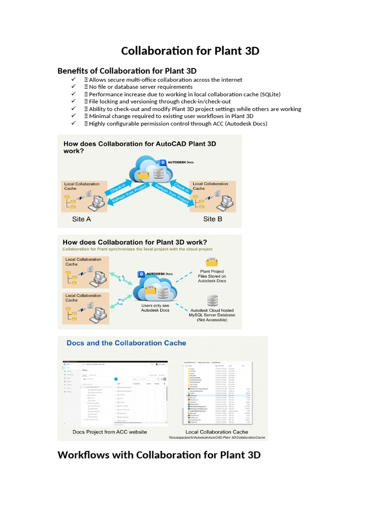 Collaboration For Plant 3D | PDF