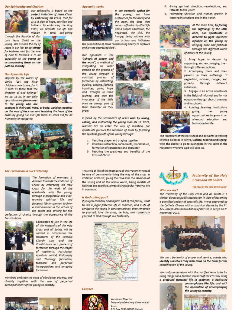 Fraternity of the Holy Cross Mission | PDF | Saint | Catholic Church