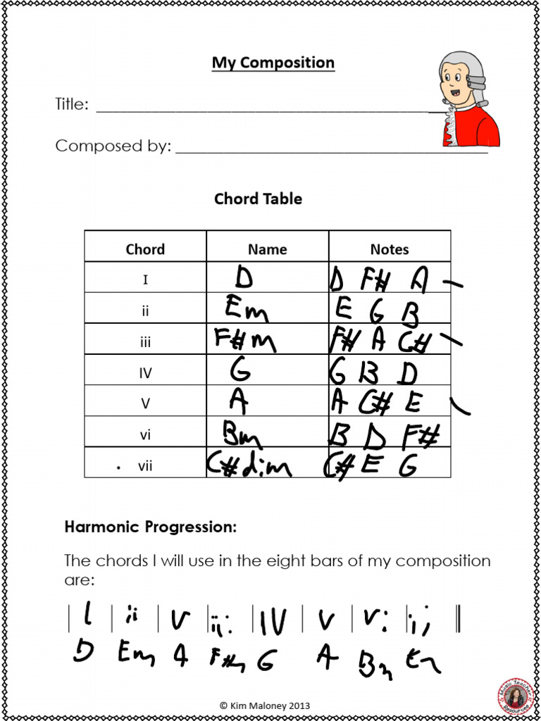 Composition Planning Chart | PDF