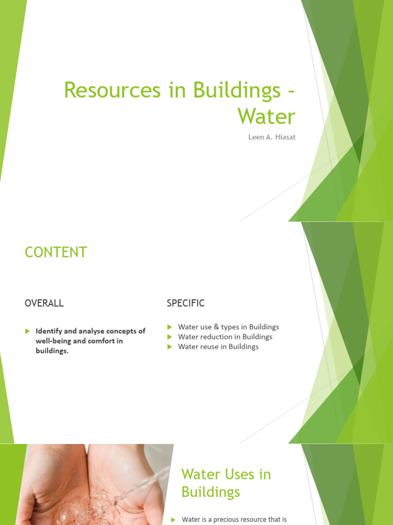 Water Management in Buildings Guide | PDF | Sewage Treatment ...