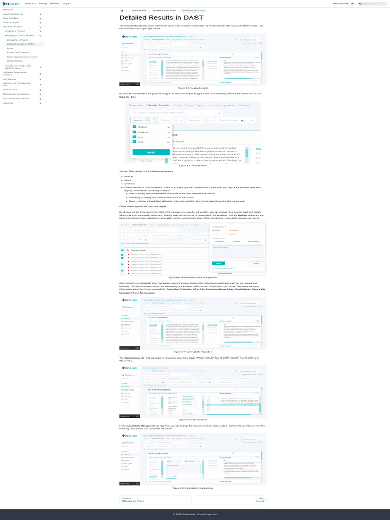Docs Derscanner Com Dynamic Analysis Manage Project Detailes Results ...