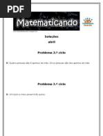 Matematicando (soluções abril)