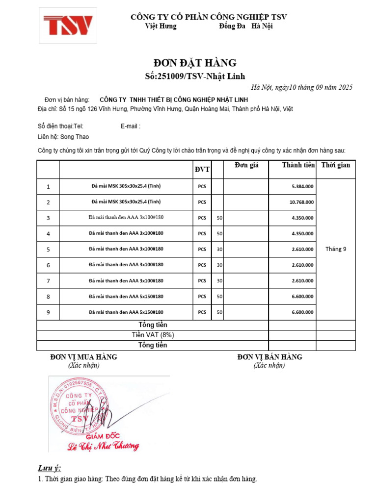 TSV Nhật Linh | PDF