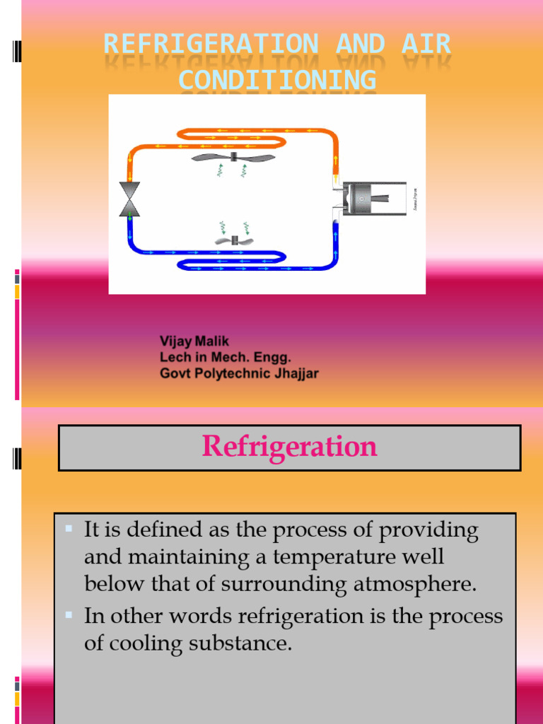 Refrigeration and Air Conditioning Basics | PDF | Air Conditioning ...