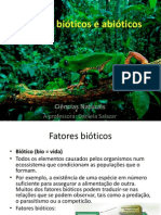 Fatores Bióticos e Abióticos