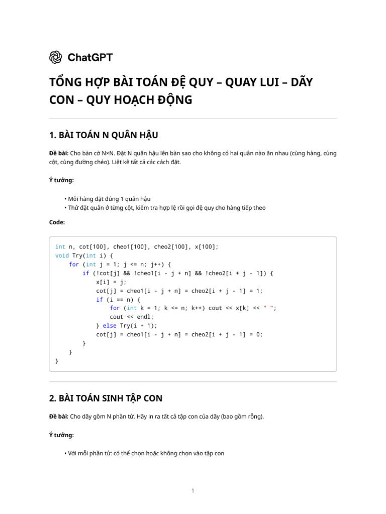 Dequy Quaylui Tonghop | PDF