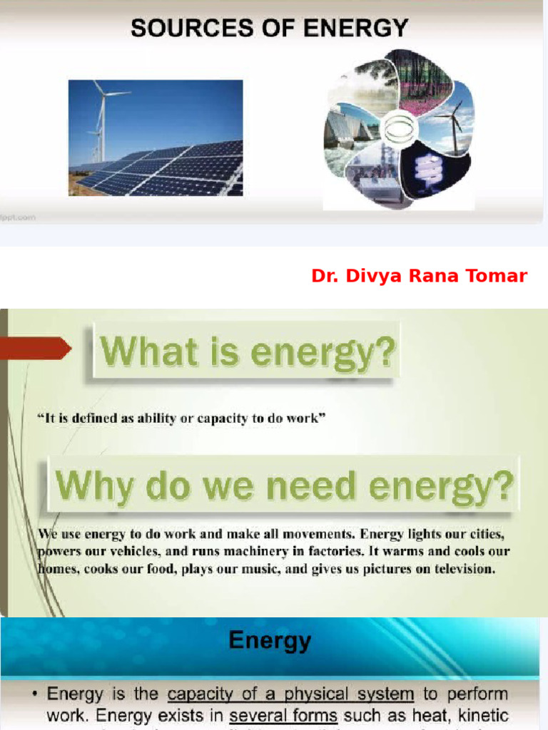 2 Energy Sources | PDF