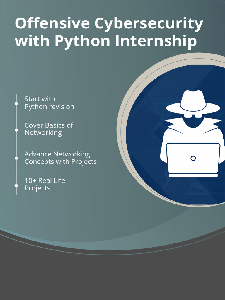Python Cybersecurity Internship Program | PDF | Python (Programming ...