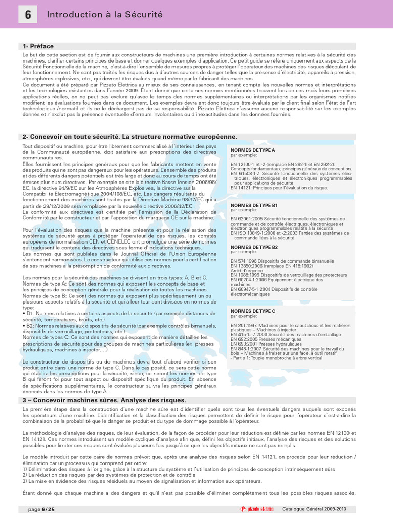 Normes de sécurité des machines en Europe | PDF | Gestion des risques ...