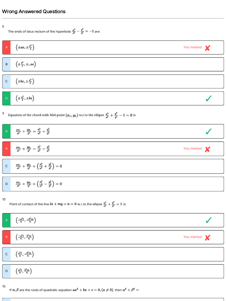 Incorrect Answers in Math and Science | PDF | Waves | Ellipse