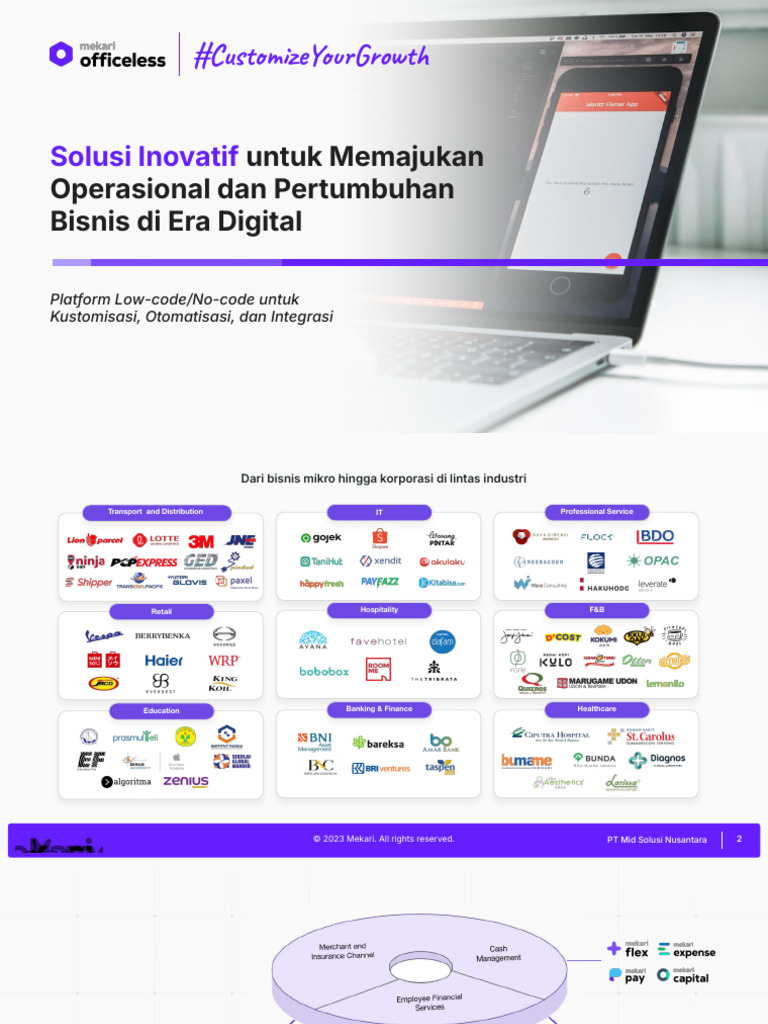 Mekari Officeless: Solusi Digital Bisnis | PDF
