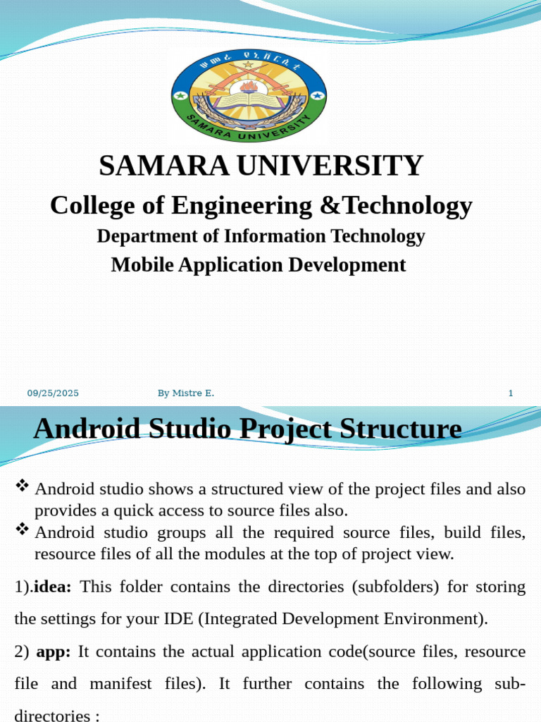 Android Studior Structure | PDF | Databases | Method (Computer Programming)