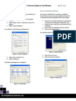 Internet Explorer Certificates